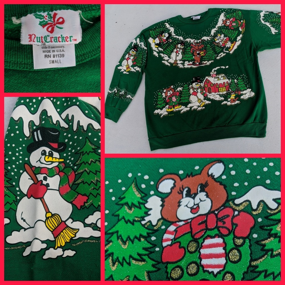 Nutcracker vintage Christmas party sweatshirt
